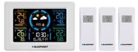 Blaupunkt Weerstation met hygrometer / luchtdruk / voorspelling - 3 sensoren - Wit