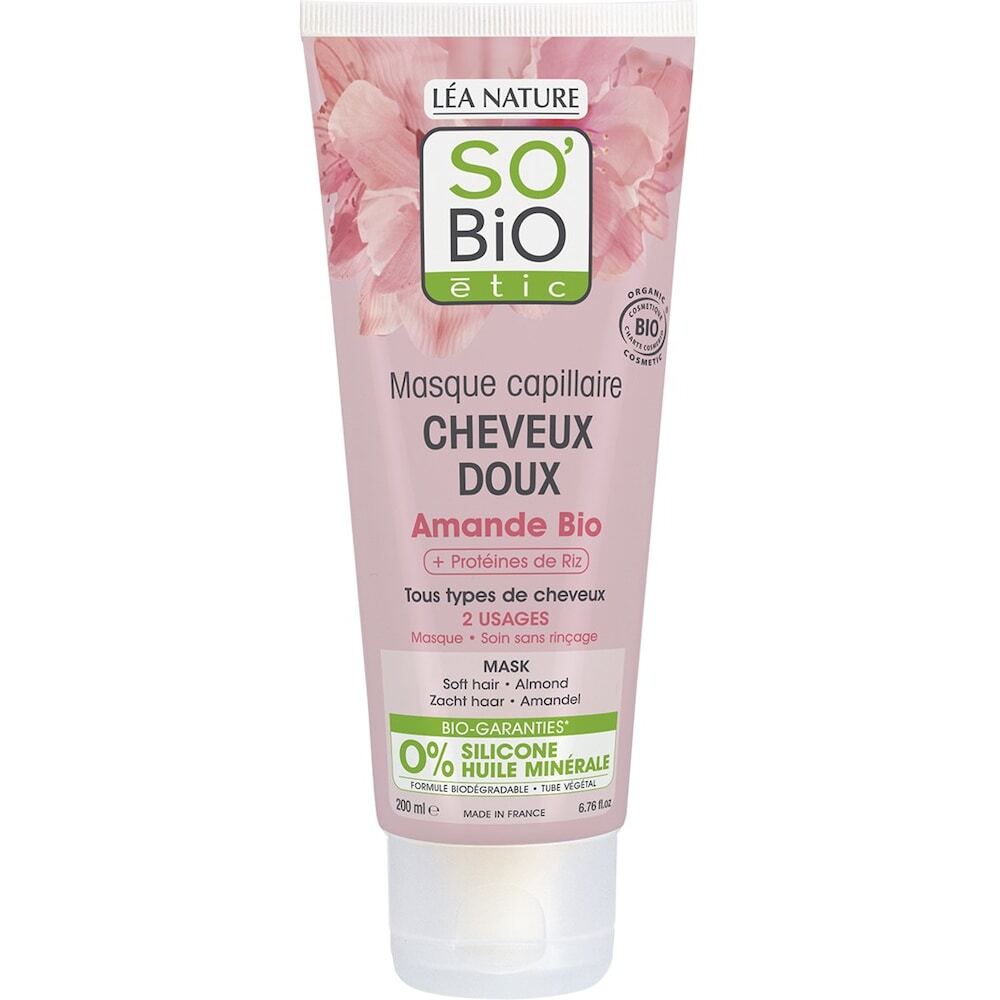 SO'BiO étic SO'BiO étic Almond & Rice Proteins Haarmaskers 200 ml