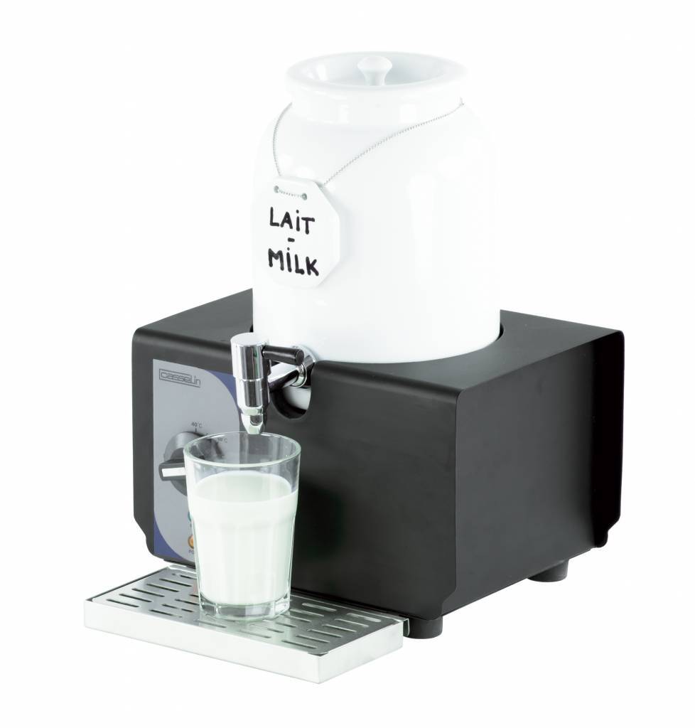 Casselin Warme melk dispenser wit porselein 4 Liter
