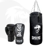 Super Pro Combat Gear Bokszakset Zwart/Wit
