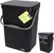 Orion Poubelle suspendue noir 10 l