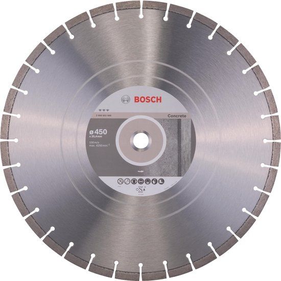 Bosch Accessoires Bosch Diamantdoorslijpschijf Best for Concrete 450 mm