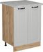 Vicco R-Line Meuble bas de cuisine – 60 cm WB Marbre Blanc Style champêtre