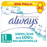 Always Protection Ultra Normal Serviettes hygiéniques avec ailettes 22 Pièces