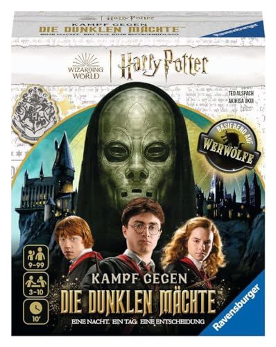 Ravensburger familiespel 27353 - Harry Potter - Vecht tegen de duistere krachten - Gebaseerd op weerwolven - bordspel vanaf 9 jaar voor 3-10 spelers