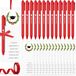 Solidchoice - 50 Ensembles de cadeaux de remise de diplôme avec cartes de nom et stylos