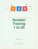 Number Tracing for Kids: Learn to Write & Count Numbers 1 to 20 – Handwriting Practice Workbook for Ages 3–5
