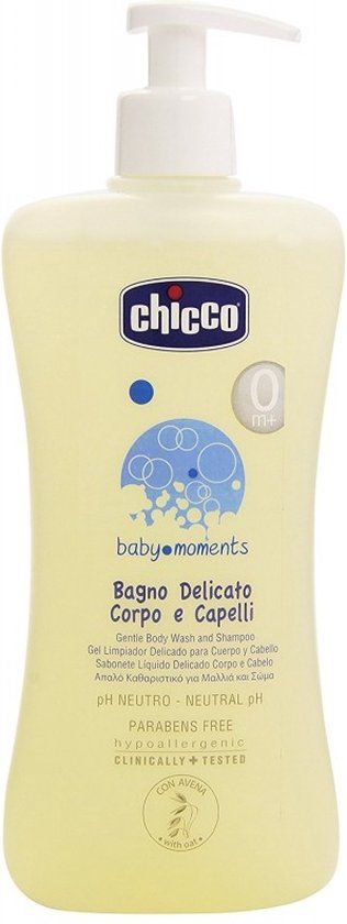 Chicco Baby Moments Bad & Douche Extra Delicaat - 500ml - Gevoelige Huid - pH Neutraal