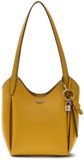 GUESS Melody Bucket Topaz schoudertas mosterdgeel