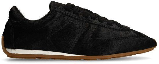 Sacha Dames Zwarte pony hair sneakers Maat 37