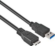 Allteq USB A naar Micro USB Kabel 3.0 - Zwart - 1.8 meter