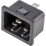RS Pro Connecteur IEC Mâle C20 Montage Rapide 16A Fusibles (Prix pour 1)