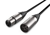 Audibax Evolution kabel XLR stekker naar XLR socket, 15 m, zwart