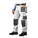 Leber&Hollman LH-FMN-T_WSN52 Beschermende broek, wit-grijs-blauw, 52 maten