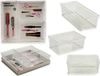 bigbuy Home MAKE-UP ORGANIZER PLASTIC (3 ONDERDELEN) (26 X 7 X 29 CM)