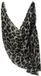 Sarlini Dames Sjaal extra breed - Leopard - grijs - 200 x 60 cm - luipaardprint/panterprint