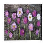 Homemania Wandfoto, bloemen, natuur, voor woonkamer, slaapkamer, meerkleurig, 60 x 3 x 60 cm, HM20KNV60 x 60 – 10, polyester, hout