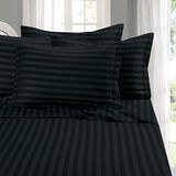 Elegant Comfort Bedlakens beddengoed, zwart, tweepersoonsbed
