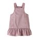 NAME IT MINI spijkerjurk met plooien - roze