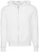 Bella+Canvas Unisex Poly-Cotton Fleece Full-Zip Hoodie CV3739 - DTG White - XXL