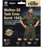 Vallejo Hobbyverf Acrylverf - 70249 Waffen-SS Tank Crew - Kursk 1943 - Acryl Set Verf set - 8x 17 ml