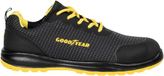 Goodyear Zwarte Ademende Veiligheidsschoenen, Veiligheid Op Het Werk, Categorie S3 - Maat 44