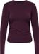 Only T-shirt Onlmira Life L/s Ruching Top Jrs No 15376588 Winetasting Dames Maat - XL