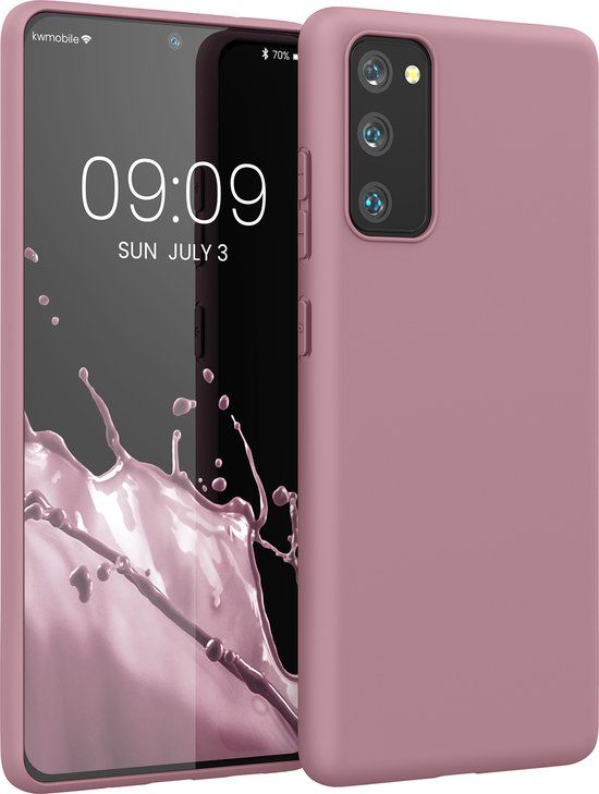 kwmobile telefoonhoesje geschikt voor Samsung Galaxy S20 FE - Hoesje voor smartphone - Back cover in oudroze