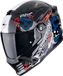 Scorpion Covert FX Skullz Zwart Grijs Rood Integraalhelm - Helm