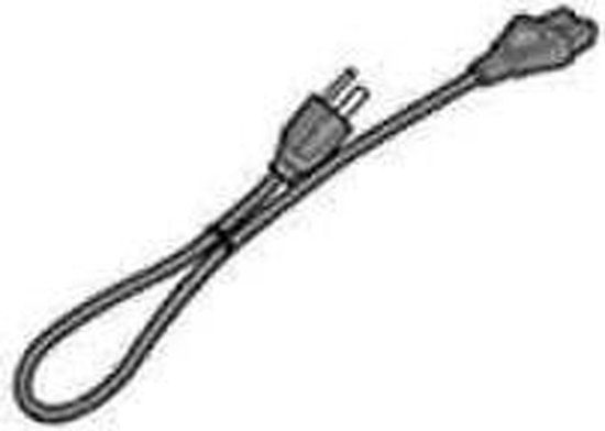HP 8121-0895 Voedingskabel Zwart 0.5m C7 Female