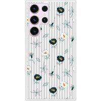 Samsung Beschermende siliconen case compatibel met Galaxy S23 Ultra Garden Flowers