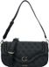 GUESS Dea Flap Shoulder Bag Coal Logo donkergrijs