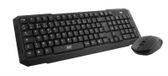 T'nB KBSCFIRSTES Toetsenbord en Muis Set - RF Draadloos - QWERTY - Engels/Spaans - Zwart