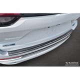 Zwart Avisa Zwart RVS Achterbumperprotector compatibel met Jeep Grand Cherokee V (WL) 2022- 'Ribs'