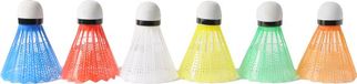 Engelhart Volants de badminton 6 pièces assortis néon