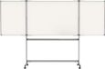 MAUL Vijfvlaksbord MAULpro, mobiel, 100 x 150-300 cm, Gelakt staal, Grijs