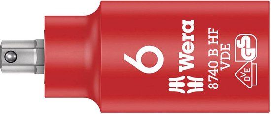 Wera 05004902001 Dopsleutel-bitinzet 6 mm 1 stuks 3/8