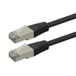 Roline patchkabel Cat.6 (klasse E), PoE, S/FTP (PiMF), zwart, 3 m