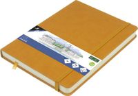 Kangaro Schetsboek - A5 - Okergeel - PU Hardcover - 80 Pagina's