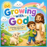 Growing With God: A Christian Coloring Book for Kids Ages 4–8