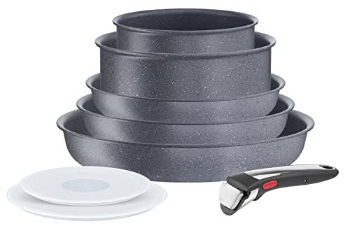 Tefal Ingenio Natural On pannenset - 8-delig - stapelbaar - anti-aanbaklaag - inductie - Frankrijk - L7669802