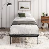 Zinus Justin Bed 100 x 200 cm - Zwart