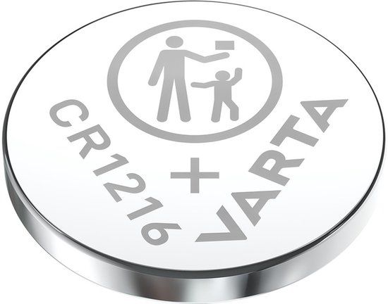 Varta CR1216 Lithium Knoopcel Batterij - 27 mAh - 3V - 1 Stuk