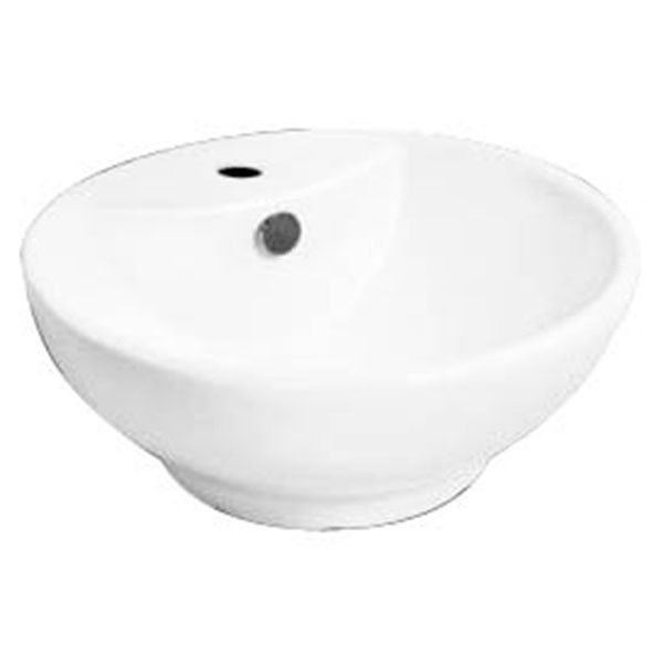 Best Design Soree Opbouw Waskom 45x17cm - Wit - 1 Kraangat