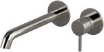 Hotbath BUDDY Afbouwdeel tbv Inbouw Wastafelkraan - 22cm - Geborsteld nikkel
