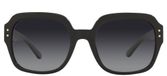 Tory Burch Ty 7143u Lunettes de soleil femme noir surdimensionnée gris 56mm polarisé