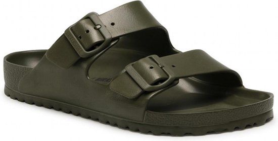 Birkenstock Arizona EVA Khaki Reg Heren Slippers - Khaki - Maat 44