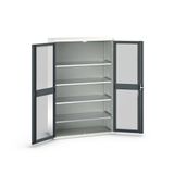 Bott Verso Systeemkast | 1300x550x2000mm | 4 Legborden | 2 Raamdeuren | RAL 7016