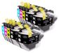Brother 10 cartouches d'encre compatibles avec Brother LC-3219XL
