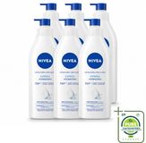 Nivea 6 x Lait corps express - Peau normale à sèche - 400 ml
